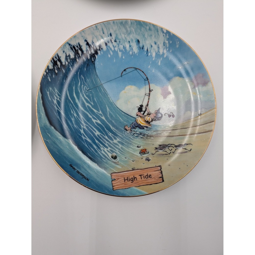 Gary Patterson Art of Fishing Limited Edition Collector Plates Set of 4 Fishing - Picture 4 of 11